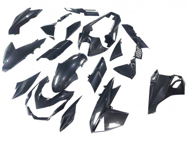 2010-2013 Kawasaki Z1000 Motorcycle Fairings - Black Carbon Fiber Canada