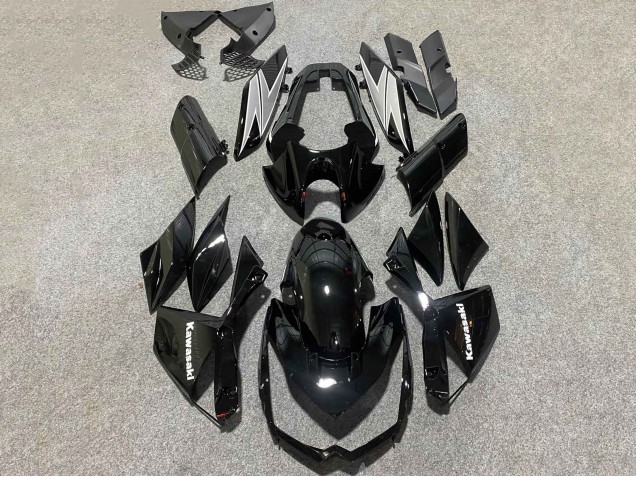 2010-2013 Kawasaki Z1000 Motorcycle Fairings - Glossy Black White Canada