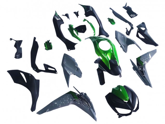 2014-2019 Kawasaki Z1000 Motorcycle Fairings - Black Green Grey Canada