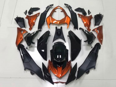 2014-2019 Kawasaki Z1000 Motorcycle Fairings - Orange Glossy Black Matte Black Canada