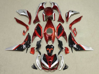 2014-2019 Kawasaki Z1000 Motorcycle Fairings - Red Silver Black Canada