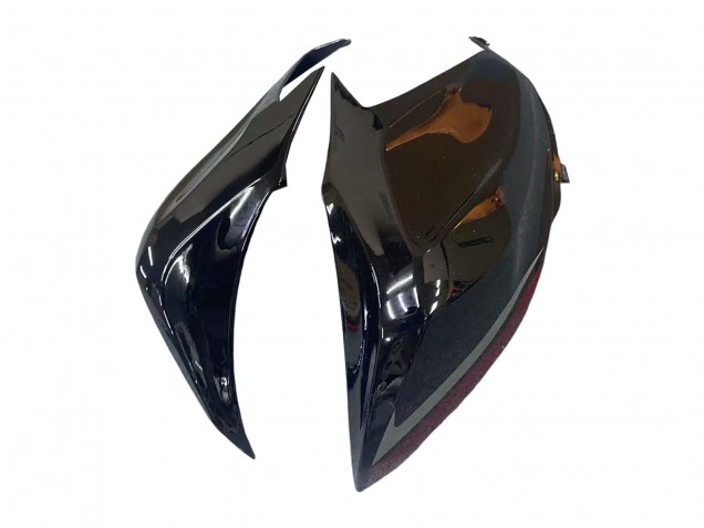 2013-2018 Kawasaki Z800 Motorcycle Fairings - Glossy Black Red Canada