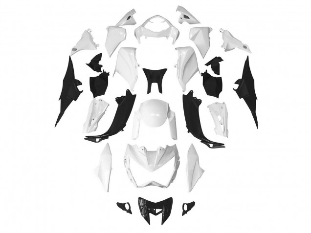 2013-2018 Kawasaki Z800 Motorcycle Fairings - White Canada