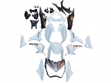 2013-2018 Kawasaki Z800 Motorcycle Fairings - White Green Silver Black Canada