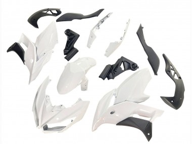 2015-2021 Kawasaki Versys 650 Motorcycle Fairings - White Matte Black Canada
