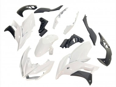 2015-2021 Kawasaki Versys 650 Motorcycle Fairings - White Matte Black Canada