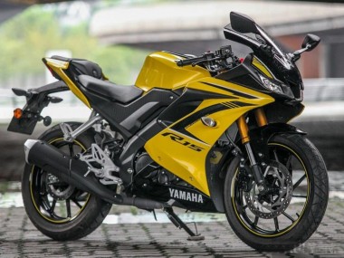 2018-2024 Yamaha YZF R15 Motorcycle Fairings - Yellow Black Canada