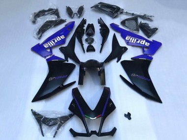 2009-2015 Aprilia RSV4 1000 Motorcycle Fairings - Matte Black Blue Canada