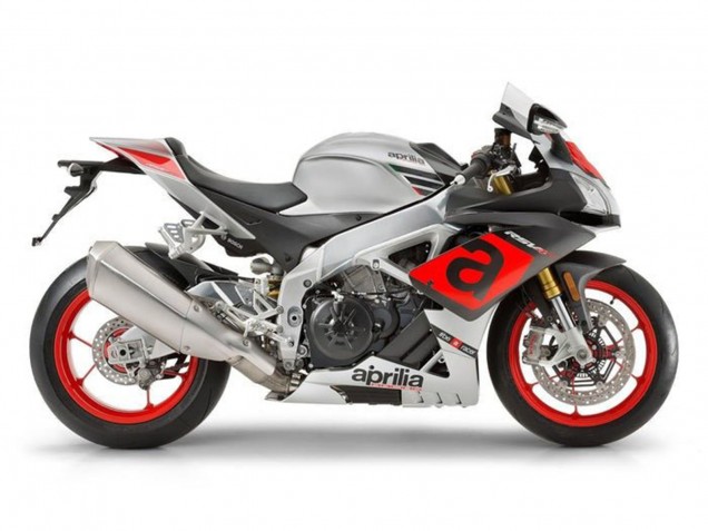 2009-2015 Aprilia RSV4 1000 Motorcycle Fairings - Silver Red Black Canada