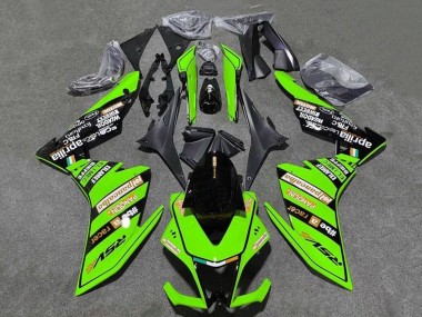 2009-2015 Aprilia RSV4 1000 Motorcycle Fairings - Green Black Canada
