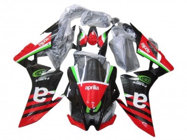 2016-2020 Aprilia RSV4 1000 Motorcycle Fairings - Red Black Green Stripe Canada
