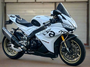 2021-2024 Aprilia RSV4 1100 Motorcycle Fairings - White Black Canada