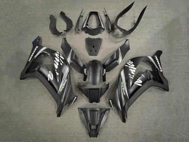 2011-2015 Kawasaki ZX10R Motorcycle Fairings - Matte Black White Canada