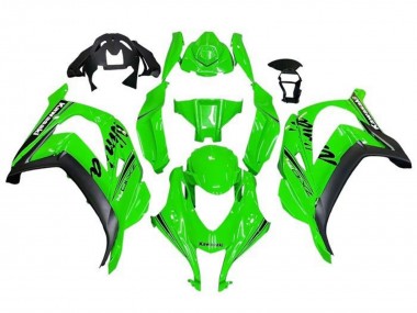 2016-2020 Kawasaki ZX10R Motorcycle Fairings - Green Black Canada