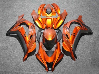 2016-2020 Kawasaki ZX10R Motorcycle Fairings - Orange Black Canada
