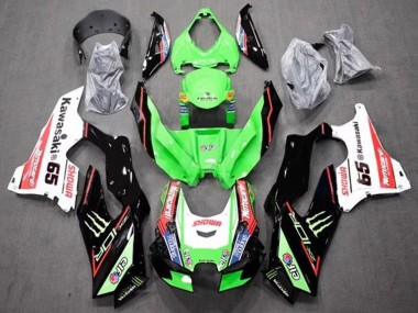 2021-2025 Kawasaki ZX10R Motorcycle Fairings - Green Black Red White Blue Showr Elf Monster 65 Canada