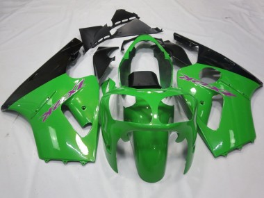 2000-2001 Kawasaki ZX12R Motorcycle Fairings - Green Black Purple Canada