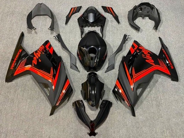 2013-2017 Kawasaki EX300 Motorcycle Fairings - Glossy Black Matte Black Red Canada