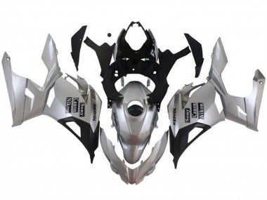 2018-2024 Kawasaki Ninja 400 Motorcycle Fairings - Silver Black Repsol Canada