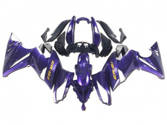 2009-2011 Kawasaki Ninja ER6F Motorcycle Fairings - Purple Yellow Canada