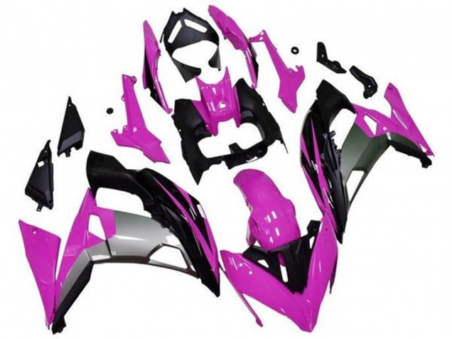 2017-2019 Kawasaki Ninja 650 EX650 Motorcycle Fairings - Pink Black Grey Canada