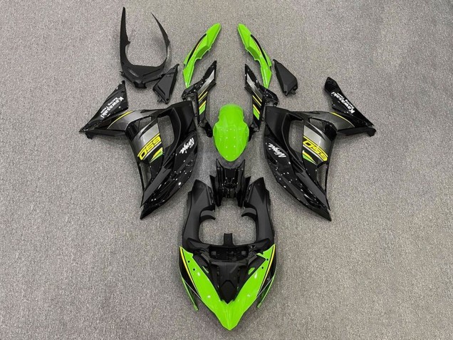 2017-2019 Kawasaki Ninja 650 EX650 Motorcycle Fairings - Green Yellow Grey Black Canada