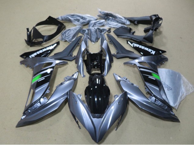 2017-2019 Kawasaki Ninja 650 EX650 Motorcycle Fairings - Glossy Grey Green Black White Canada