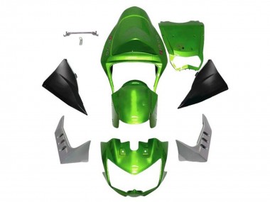 2003-2006 Kawasaki Z1000 Motorcycle Fairings - Green Matte Black Canada