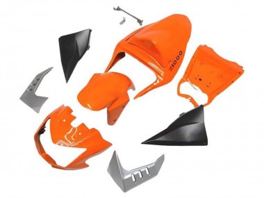 2003-2006 Kawasaki Z1000 Motorcycle Fairings - Orange Matte Black Canada
