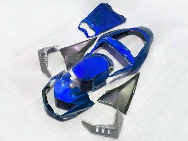 2003-2006 Kawasaki Z1000 Motorcycle Fairings - Blue Silver Canada