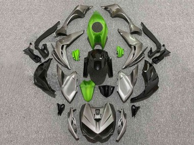 2014-2019 Kawasaki Z1000 Motorcycle Fairings - Grey Green Black Canada