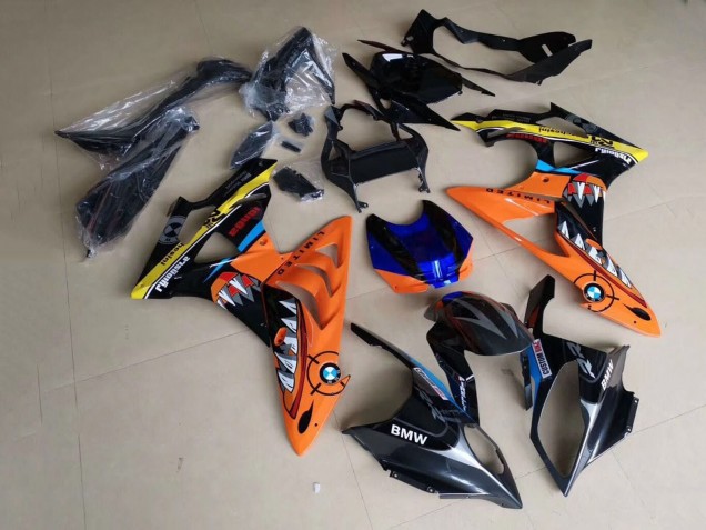 2009-2014 BMW S1000RR Motorcycle Fairings - Yellow Blue Orange Black Shark Canada