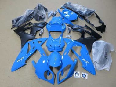 2009-2014 BMW S1000RR Bike Fairings - Blue Matte Black Canada