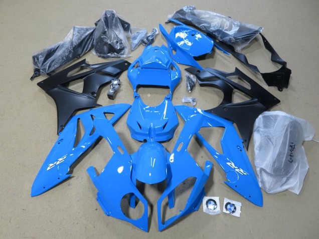 2009-2014 BMW S1000RR Bike Fairings - Blue Matte Black Canada
