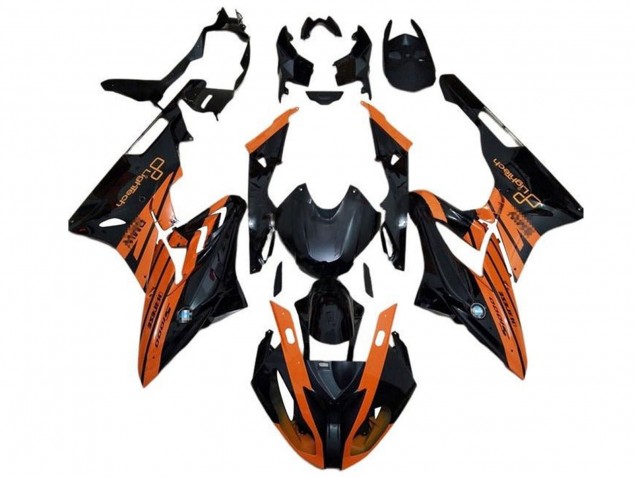 2015-2016 BMW S1000RR Motorcycle Fairing - Orange Glossy Black Canada