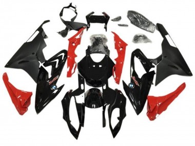 2015-2016 BMW S1000RR Motorcycle Fairings - Glossy Black Matte Black Red Canada
