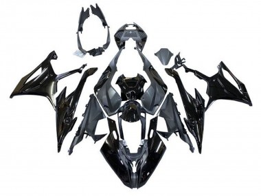 2019-2022 BMW S1000RR Motorcycle Fairings - Glossy Black Matte Black Canada
