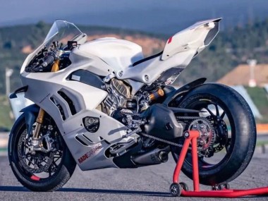 2022-2024 Ducati Panigale V4 V4S Motorcycle Fairings - White Canada