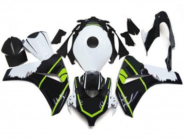 2008-2011 Honda CBR1000RR Motorcycle Fairings - White Green Glossy Black Canada