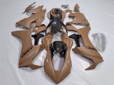 2017-2023 Honda CBR1000RR Motorcycle Fairings - Brown Black Faux Carbon Fiber Canada