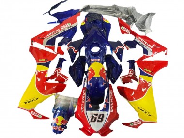 2017-2023 Honda CBR1000RR Motorcycle Fairings - Blue Yellow Red Bull Hayden Canada