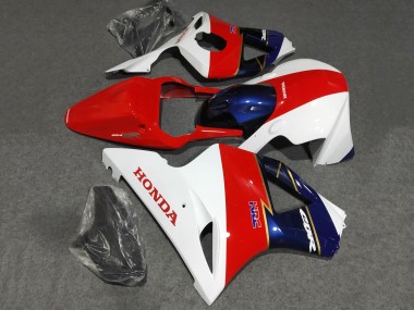 2002-2003 Honda CBR900RR 954 Motorcycle Fairings - White Red Blue Racing Canada