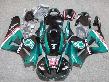 2013-2023 Honda CBR600RR Motorcycle Fairings - Teal Blue Glossy Black Petronas 20 Canada