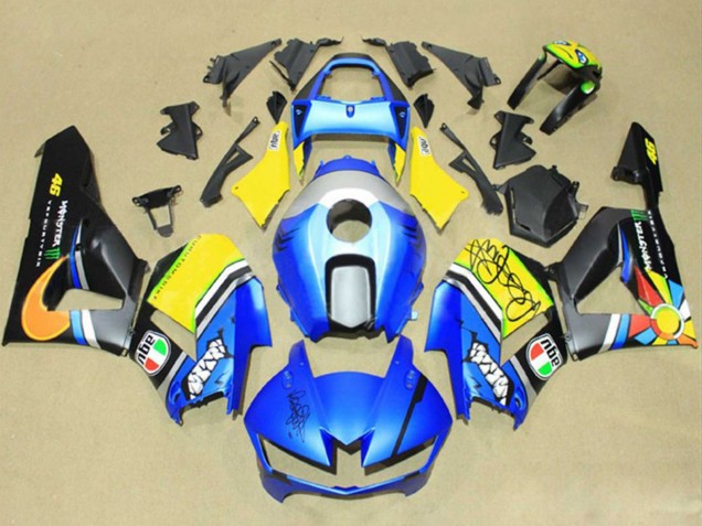 2013-2023 Honda CBR600RR Motorcycle Fairings - Blue Yellow Matte Black Green Monster Canada