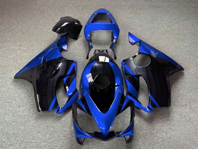 2001-2003 Honda CBR600 F4i Motorcycle Fairings - Blue Glossy Black Canada