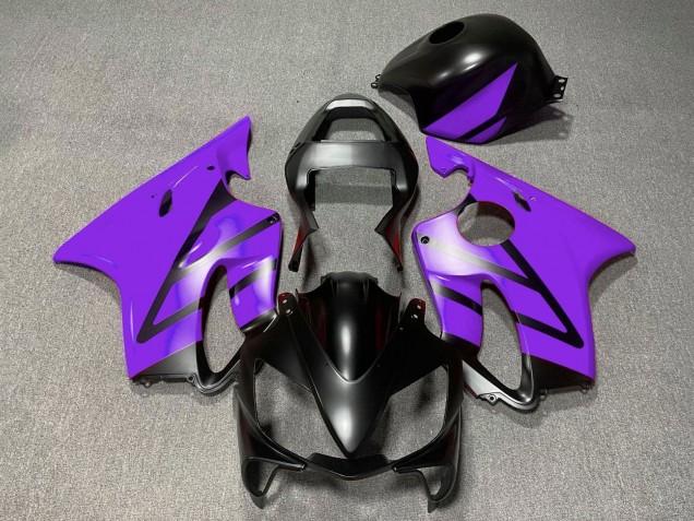 2001-2003 Honda CBR600 F4i Motorcycle Fairings - Purple Matte Black Canada