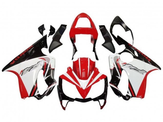 2001-2003 Honda CBR600 F4i Motorcycle Fairings - White Red Glossy Black Canada