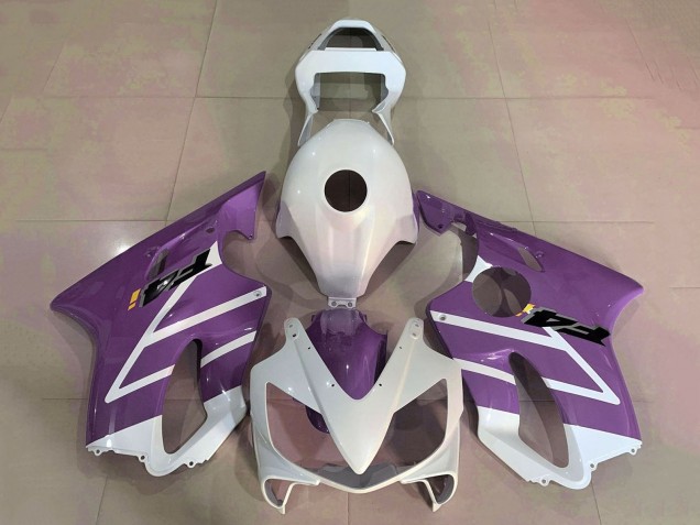 2001-2003 Honda CBR600 F4i Motorcycle Fairings - White Purple Canada