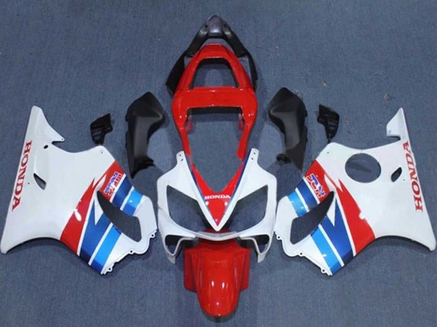 2001-2003 Honda CBR600 F4i Motorcycle Fairings - White Red Blue Canada