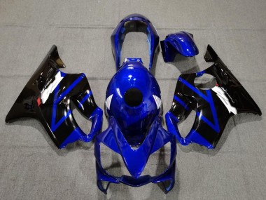 2004-2007 Honda CBR600 F4i Motorcycle Fairings - Blue Glossy Black Canada
